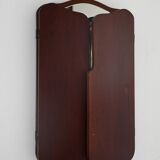 Vintage Scandinavian Mirror with Folding Side Panels