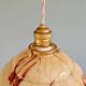 Art Deco pendant light in marbled opaline glass, 1920s-30s