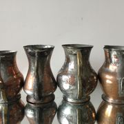 4 Islamic Art Ottoman Turkish copper pitchers antique
