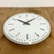 Grey Industrial Factory Wall Clock from Siemens, 1970s