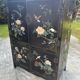 Lacquered Chinese furniture with semi-precious stones 1970