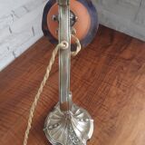 Art deco and bronze lamp