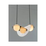 Lambert&Fils Laurent 09 Pendant Lamp Brass, Black