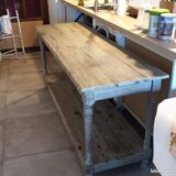 Console in solid mango wood