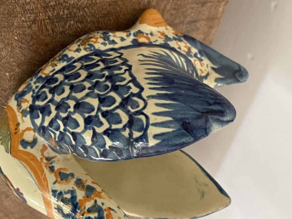 Swan ceramic pot cover