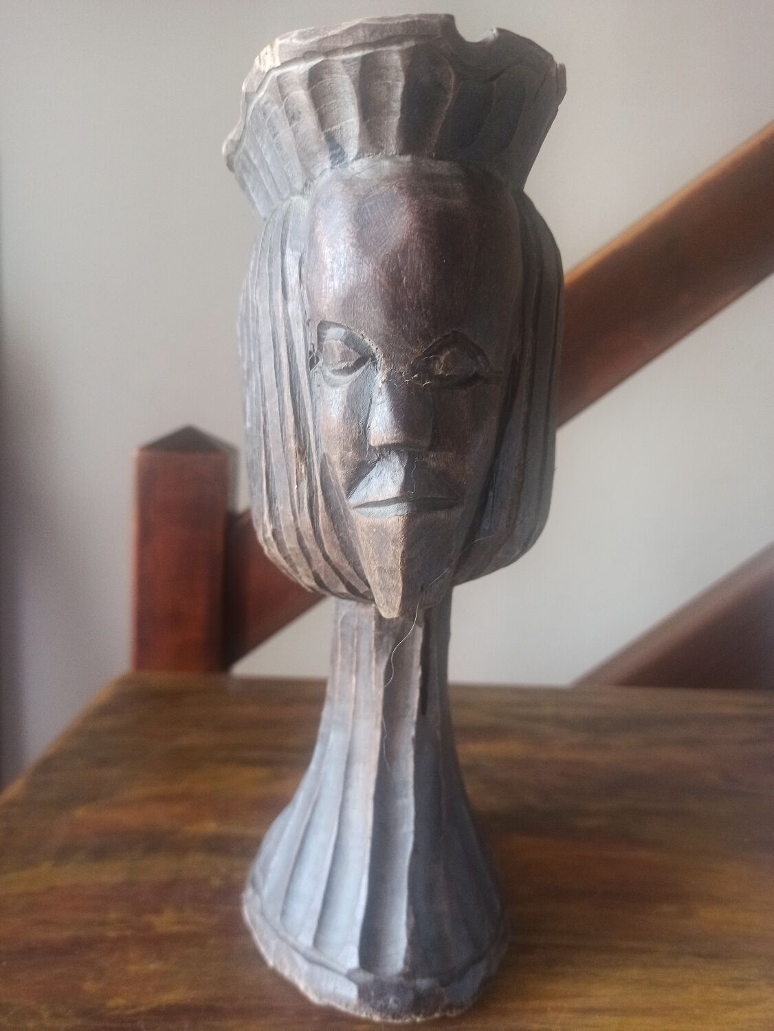 African wooden ethnic sculpture