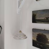 White and gold granite glass pendant light, portable lamp