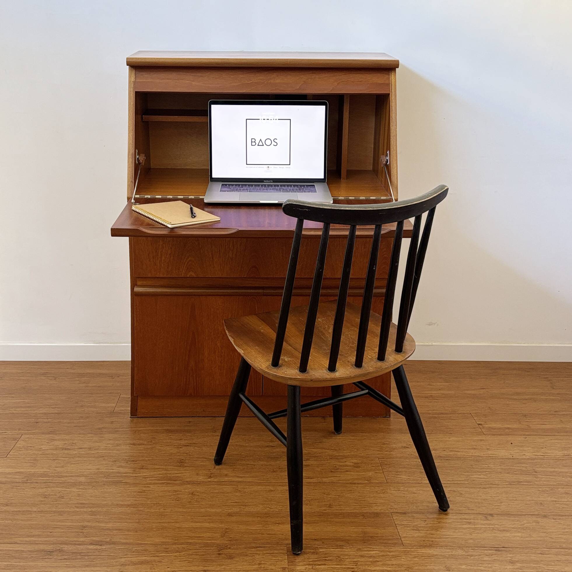 Teak secretary by Morris of Glasgow – 1960s