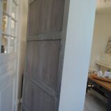 Library, vintage dresser re-enchanted in cloud gray.