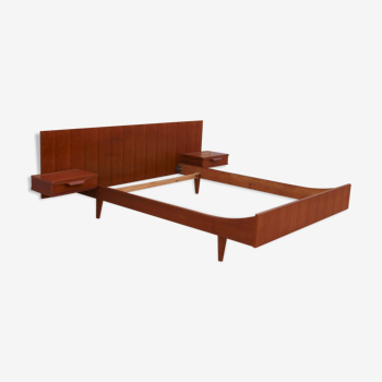 Scandinavian teak bed