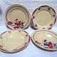 Six plates flat Luneville mismatched