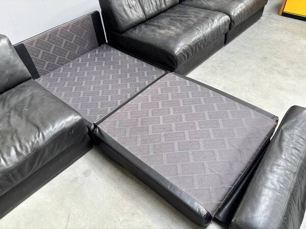 XXL modular De Sede DS76 sofa / daybed, Swiss design 1970s