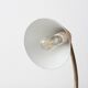 Vintage beige table lamp with gooseneck, Germany 1950s