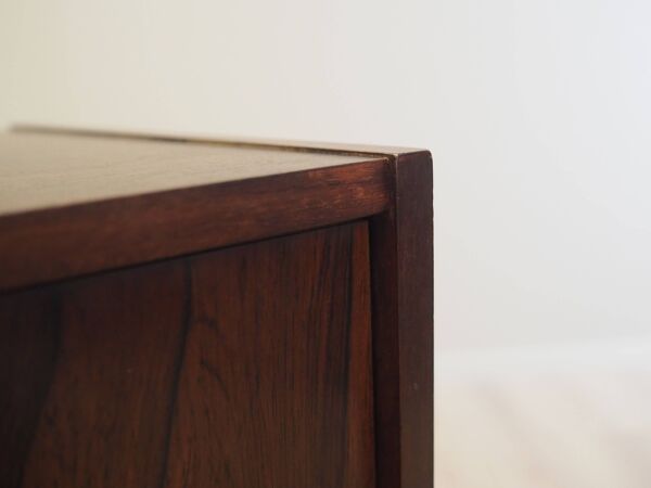 Enfilade palissandre, design danois, années 1970, fabricant : Farsø Møbelfabrik