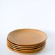 Set of 6 large stoneware plates, 1970 - 24.5 cm
