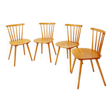 Set of 4 Scandinavian chairs from the 50s/60s