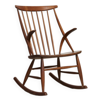 Illum Wikkelsø Rocking Chair "IW3" für Niels Eilersen