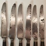 12 couteaux anciens manche en corne