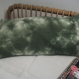 Cushion in old recolored linen