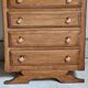 Weekly chest of drawers, art deco, mustache foot, vintage, 30s/40s