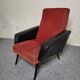 Fauteuil années 50-60 skaï