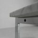 Coffee table with Carrara marble top 60 x 60 cm, 1970