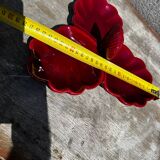 Bordeaux Trilobed Ceramic Cup from the 1950s Shell Shape