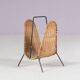 1950s Carl Auböck attributed magazine holder from Denmark