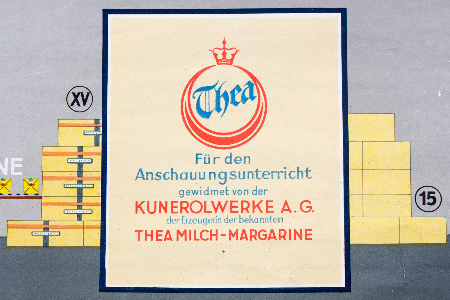 Educational poster from the 1956 factory