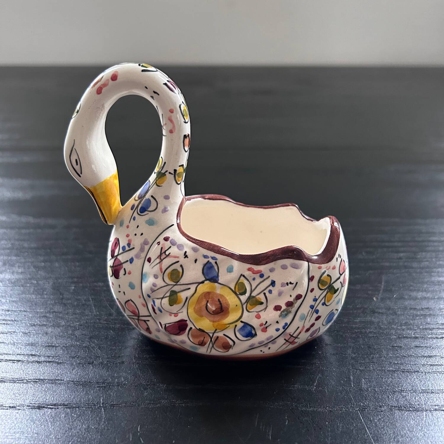 Hand painted swan