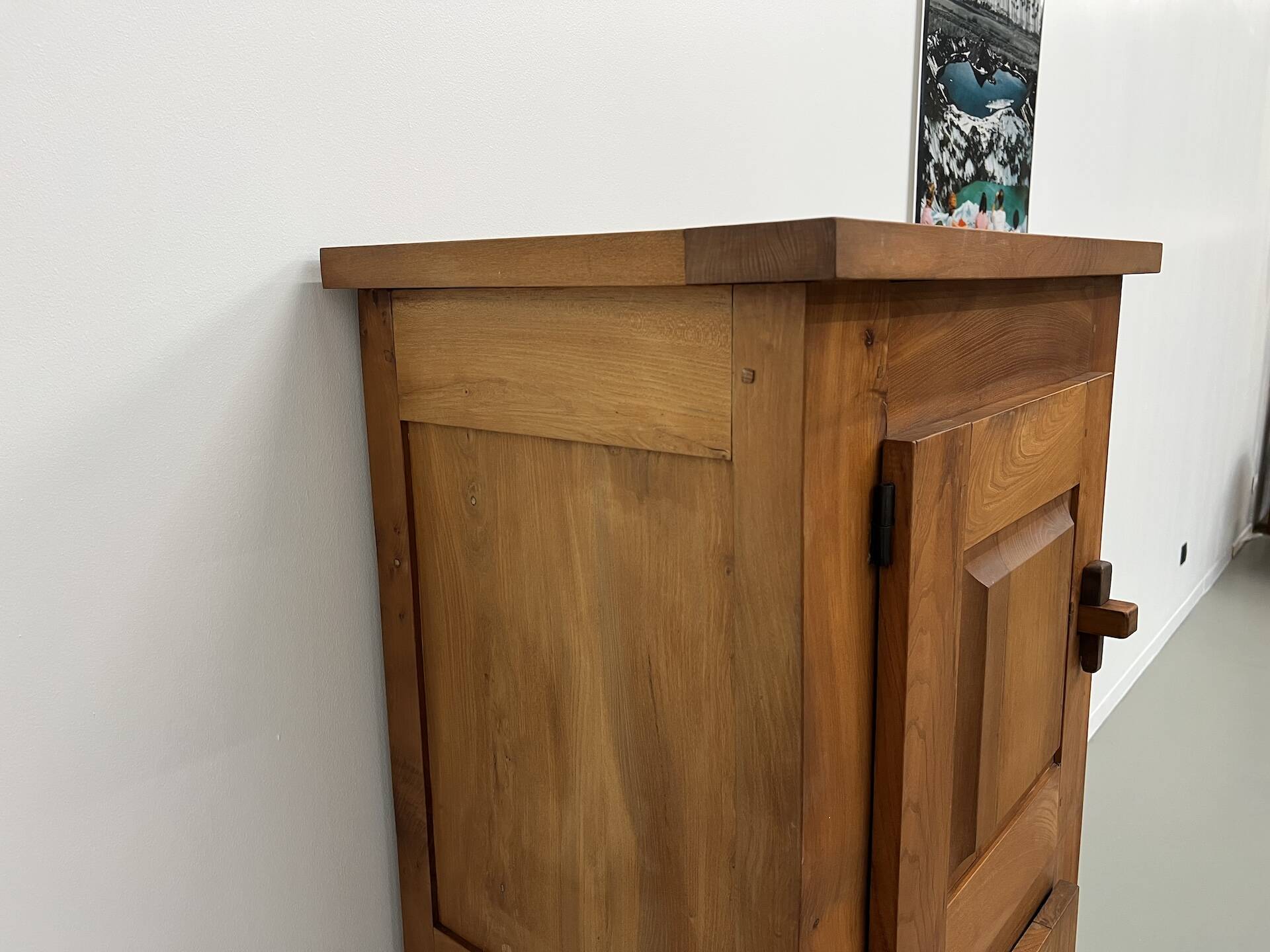 Small brutalist 50s bonnetiere wardrobe