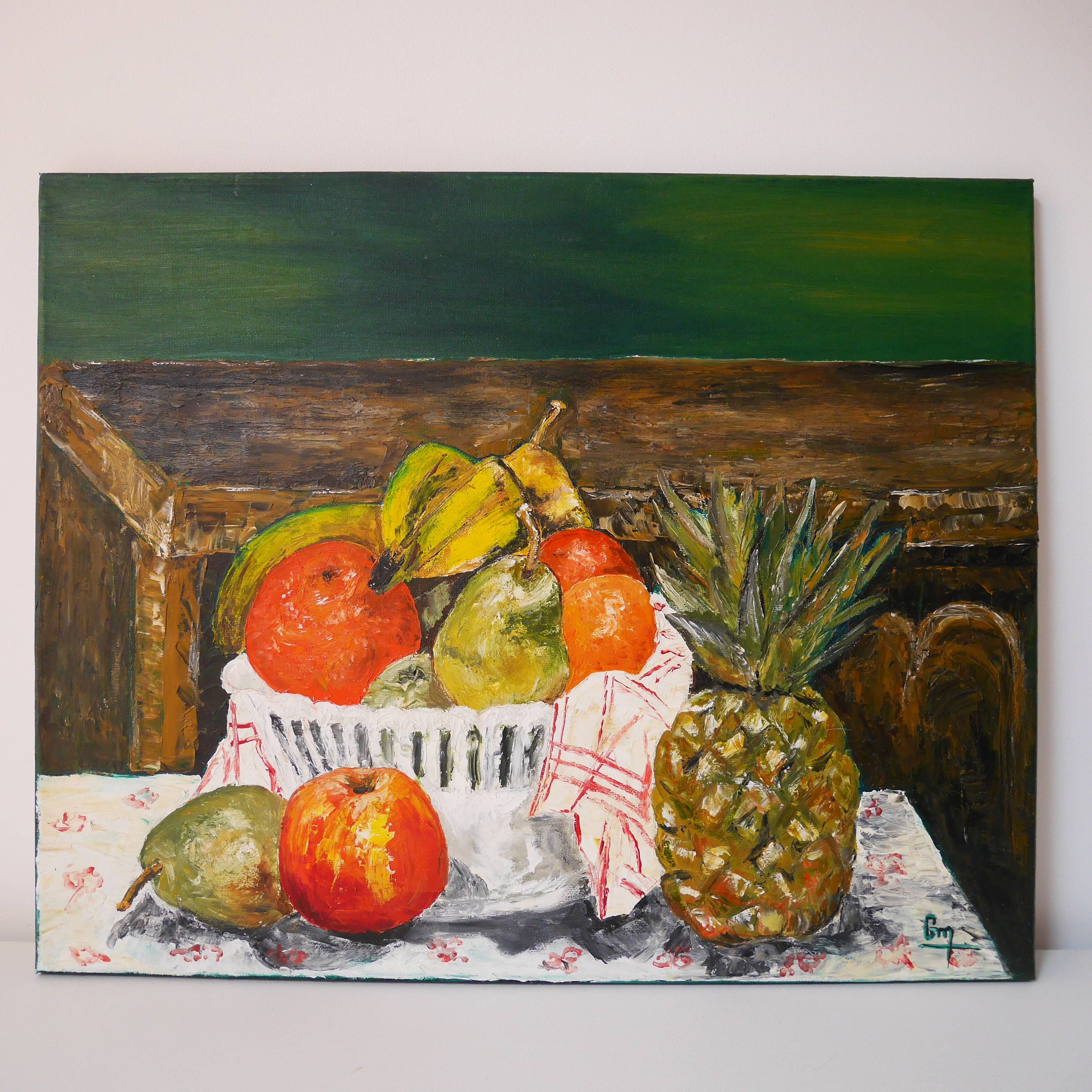 Fruit still life painting