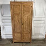 Parisian wardrobe in raw wood