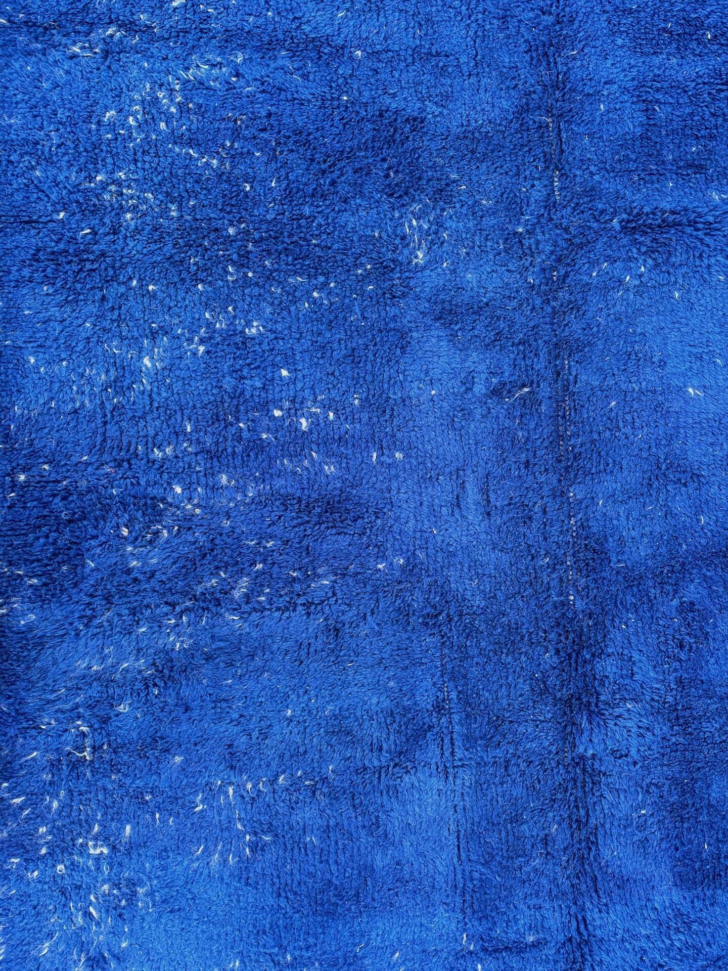 Jardin Majorelle – blue Berber wool rug 240cm x 162cm