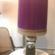 Vintage purple lampshade 1950