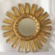Vintage gold sun mirror
