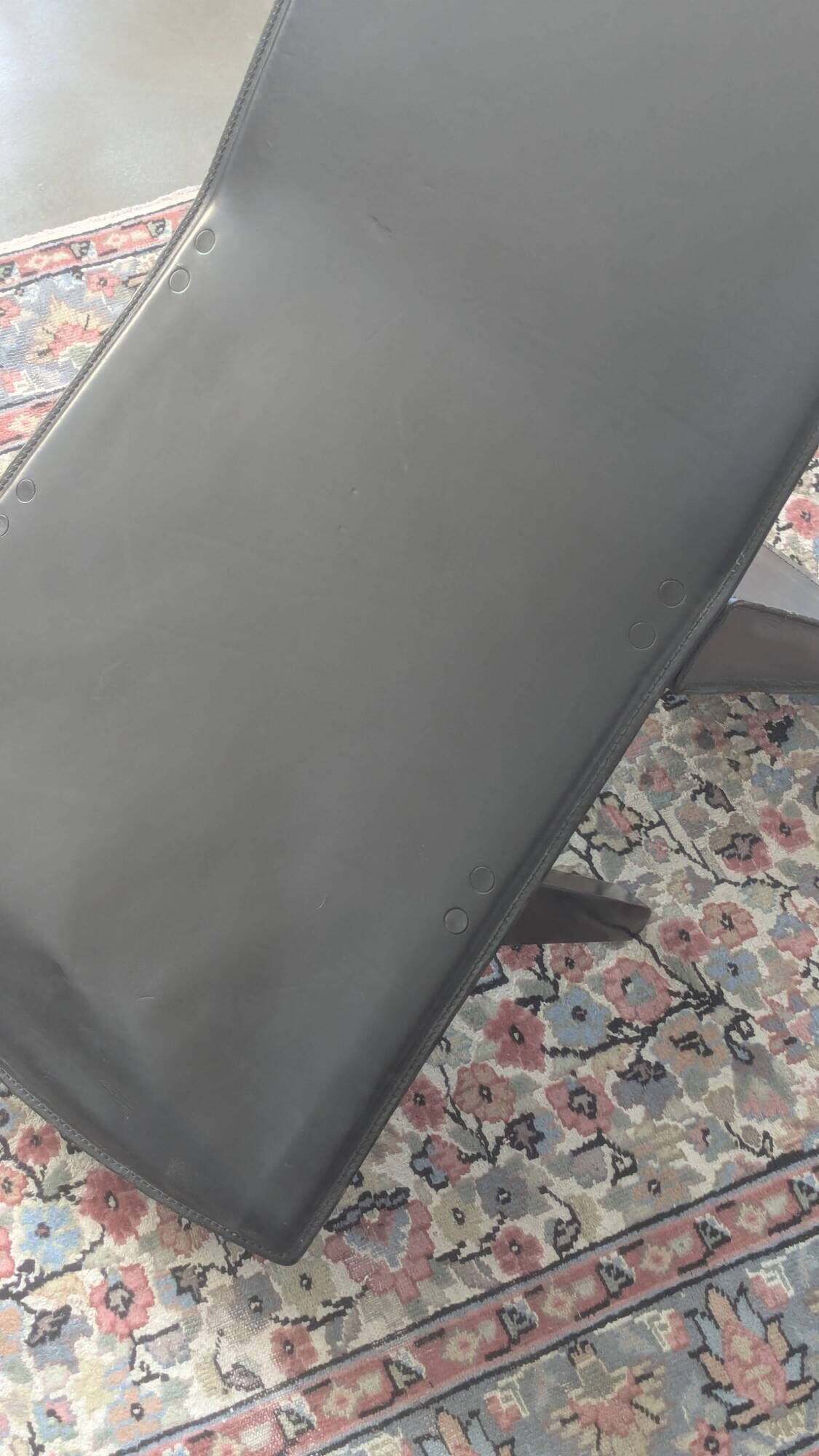 Armida armchair / chair by Zanotta, Andrea Branzi, black leather