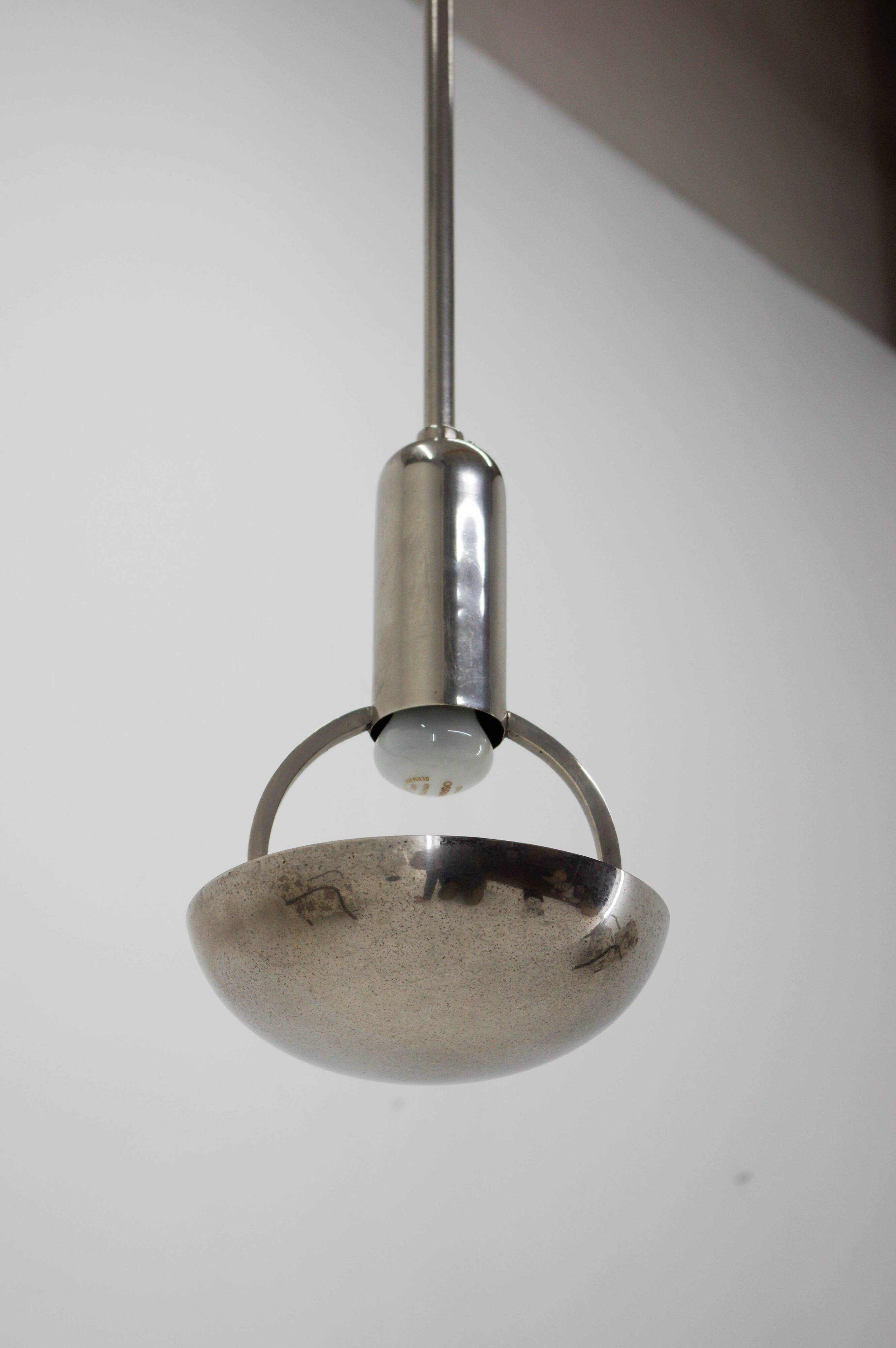 Bauhaus / Functionalist Pendant, 1930s, Restored