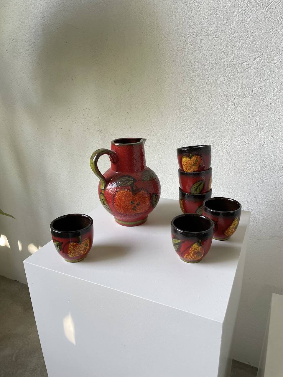 Scheurich German ceramic lemonade set