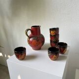 Scheurich German ceramic lemonade set
