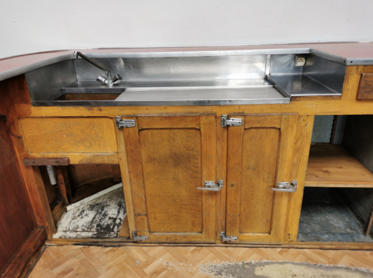 Vintage bar counter 1950