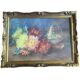 Tableau bouquet de Dalhias epoque 1900
