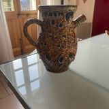 Honey Enamel Pitcher Vase