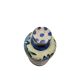Antique Persian Qajar Ceramic Round Bottle, Circa 1900
