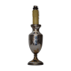 Silver metal lamp foot
