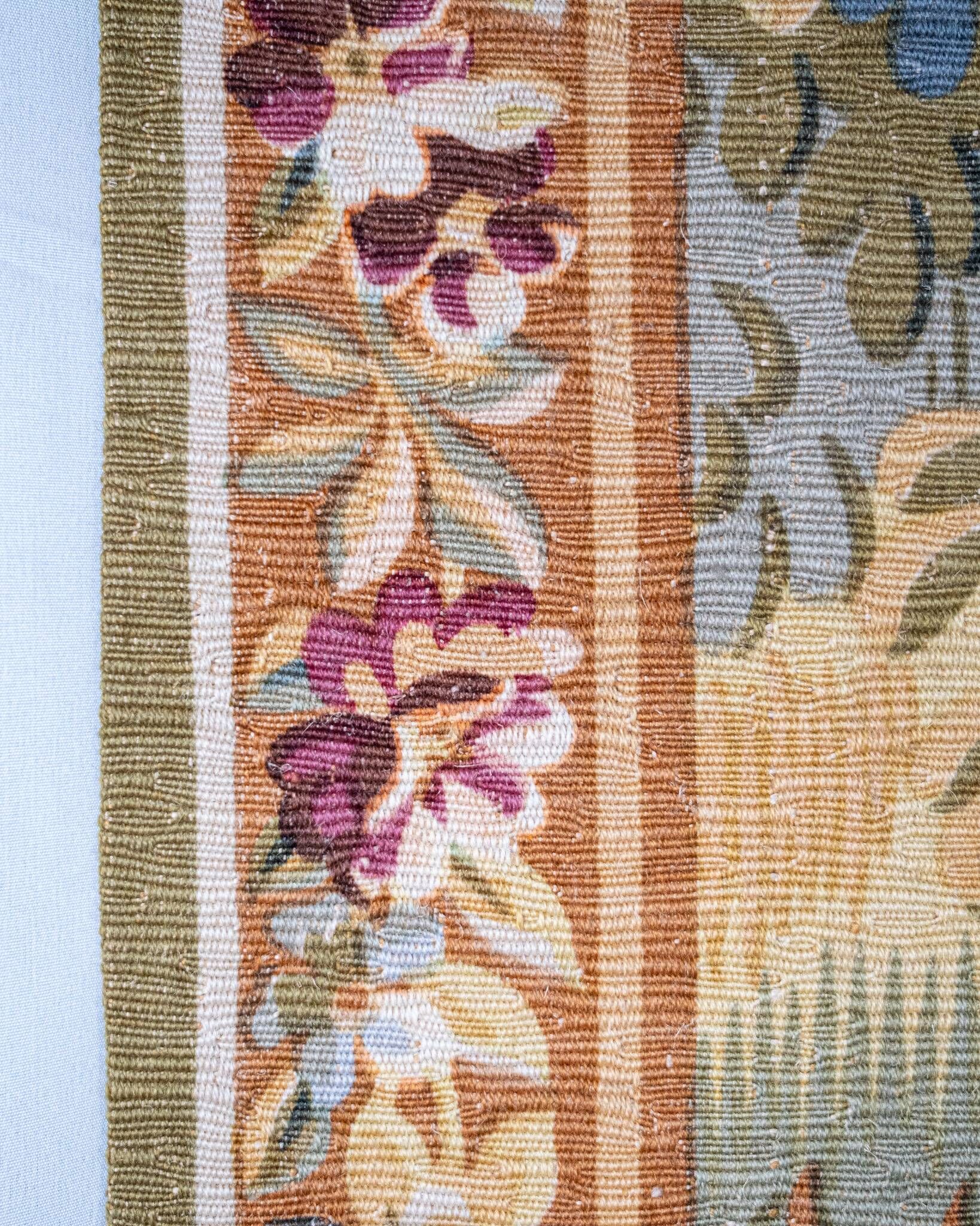Verdure Tapestry, Robert Four Manufacture, Aubusson, 1980s