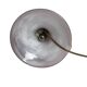 Table lamp with glass base Clichy lampshade 20th century