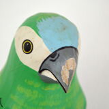 Wooden parrot to hang