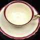 Set of three antique Thomas Bavaria cups – Ivory porcelain