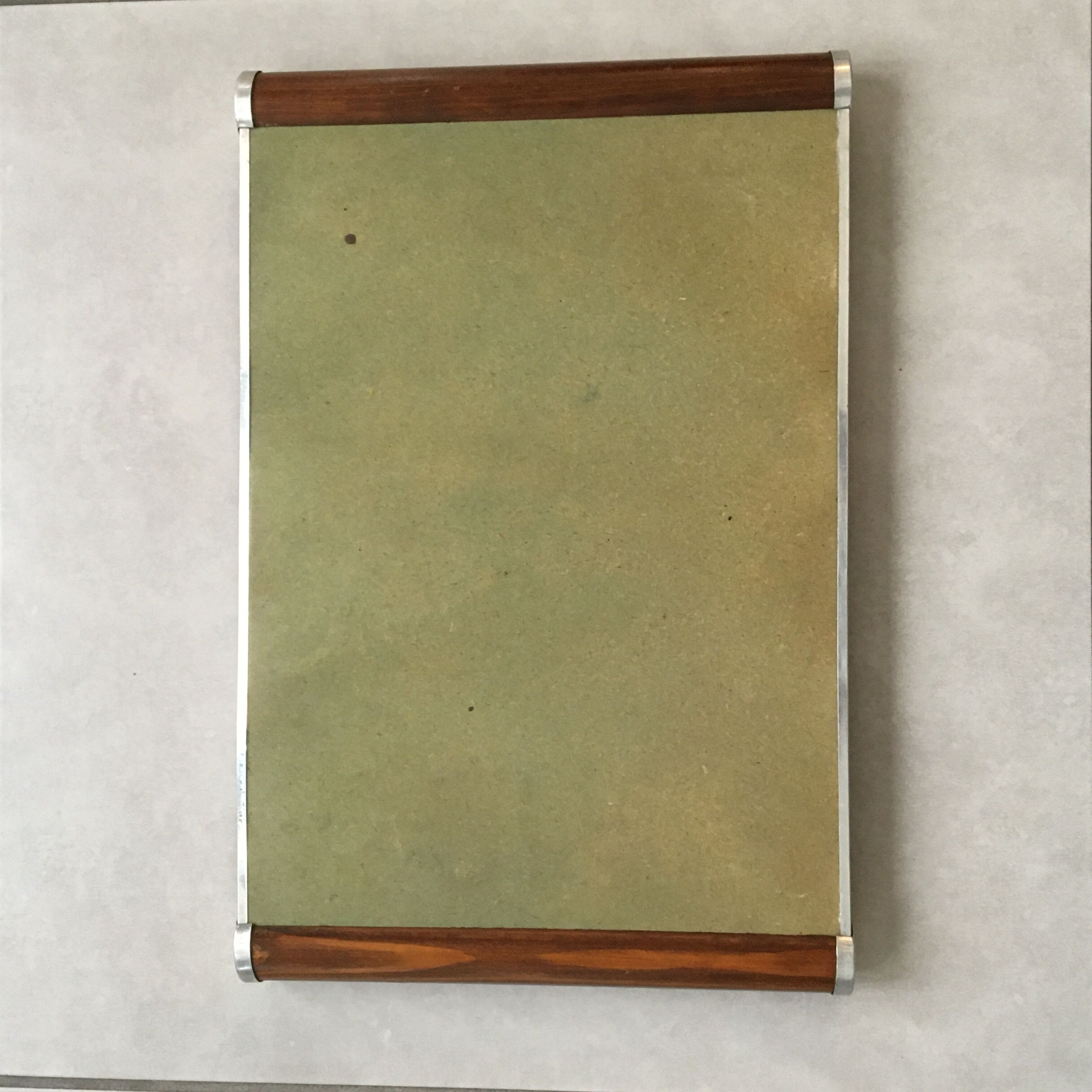 Rectangular mirror top art deco 25 x 37cm